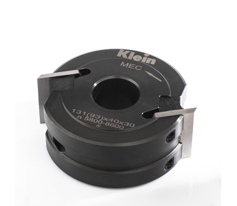 Klein universal profilhoved stål, Ø100x30 mm, til profil 40x4 mm, mekanisk fremføring, Z2